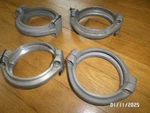 Four (4 Bell UH1 Huey Tail Rotor Driveshaft Clamp Sets. Fixed Price $200.00.