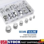 Hydraulic Hose Tube And Pipe Fitting Kit, 37 Degree Jic Cap Plug Assortment. Fixed Price $53.99.