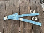 Nos American Safety Cs Aircraft Lap Belt Assembly Vintage Light Blue 9700-AC50. Fixed Price $85.00.