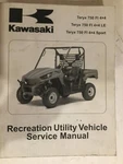 2010 Kawasaki Teryx 4X4 Fi Service Manual 99924-1434-31 KRF750 N/p/r/s Utv. Fixed Price $30.59.