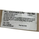Pall Aeropower Filter Element 18350 AC-9780F-15Y21 New E12. Fixed Price $36.92.