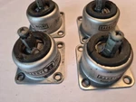 Lot Of 4 Vintage Barry Mounts Pn 770-6G, 3.0-6.00LBS, Used.. Fixed Price $26.95.