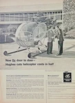 1962 Ad Hughes Tool Aircraft Division 269A Helicopter $22,500 13 Cents/ Mile. Fixed Price $17.95.