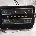 Cessna Engine Gauge Cluster P/n: C669502-0101. Fixed Price $475.00.