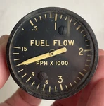 Vintage General Electric 8DJ64GAA Aircraft Fuel Flow Gauge. Fixed Price $83.74.
