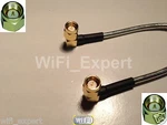1 Sma Male To Right Angle Flexible Jumper Cable RG405 4-36 Inches Us. Fixed Price $8.61.