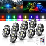 Rgb Led Strobe Lights 8PC Flash Emergency Signal Rechargeable For Aircraft. Fixed Price $22.09.