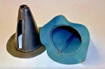 Pair Of Black Vinyl Aeronca Style 7 Series, Boot-control Stick Socket. Fixed Price $42.00.