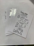 4 Cessna T303 Passenger Briefing Cards - Reproductions. Fixed Price $9.20.