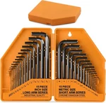 Hi-spec 30PC Sae And Metric Hex Allen Key Wrench Folding Case Set.. Fixed Price $21.99.