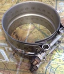 Turbocharger To Throttle Body Clamp Cessna 414 421C 5655208-1 New Pkg. Fixed Price $145.00.
