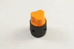 MS91528-1D2B2 Ehc Lock Pointer Knob Spinner 1/4" Round Shaft Black Orange Nos. Fixed Price $59.19.