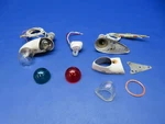Piper Wing Tip Position Lights W/ Strobes & Shields 472-665 Tested (0326-178). Fixed Price $389.95.