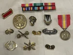 Lot Of Usma West Point Cadet Army Military Pins Medals. Fixed Price $35.00.