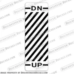 Fits Beechcraft Nose Gear Up / Down Decal 61026. Fixed Price $24.95.