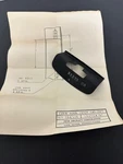 Piper Aircraft Door Latch Trim Plate, P/n 21235-00 (new Surplus) (st). Fixed Price $50.00.