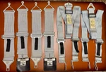 Vintage Military Aircraft Seat Belt Set 3IN Lap/shoulder Model H-827 Stearman T6. Fixed Price $695.00.