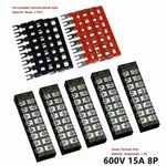 Sets 600V 15A Dual Row 8 Position Screws Terminal Electric Barrier Strip Block. Fixed Price $14.99.