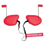 Cessna R182RG Skylane Cowl Plugs W/ Rbf Streamer (color: Red). Fixed Price $169.95.