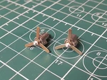 Douglas DC-3 2X Prop Engines, Spare Parts Aeroplane Models 1:200. Fixed Price $13.26.
