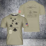 Us Army Boeing AH-64 Apache T-shirt Gift For Dad. Fixed Price $31.23.