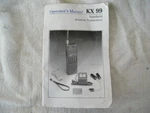 Bendix King KX99 Handheld Aviation Transceiver Radio Operators Manual. Fixed Price $19.99.
