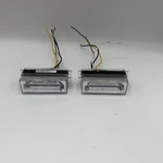 Whelen Led Flashing Amber Used Old LIN3 (pair). Fixed Price $49.99.