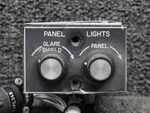 800049-503 Mooney M20J Panel Lights Dimmer Switch Assembly (volts: 14). Fixed Price $280.00.