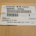 Kawasaki 99994-0455 Horn Kit Factory Sealed. Fixed Price $23.00.
