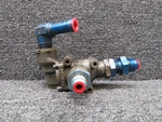 H674-02A-1 Fluid Regulators De-icer Shuttle Valve With Fittings (small Chip). Fixed Price $140.00.