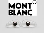 Screw-in Nose Pads For Mont Blanc Eyeglasses Sunglasses Silver With Screws. Fixed Price $18.35.