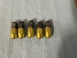 Five Eaton Aeroquip M83798/1-4 AN818 Hose Fittings. Fixed Price $100.00.
