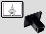 Lockheed Martin F-22 Raptor Force Aircraft Trailer Hitch Cover Made Usa. Fixed Price $89.99.
