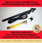 Radio Antenna New Fully Retractable Replacement Car Truck Vintage Style Usa. Fixed Price $18.50.