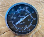 Rochester Aircraft Outside Temperature Oat Gauge 5-62178 Excellent Condition. Fixed Price $75.00.