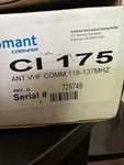 Comant Vhf Comm Antenna P/n CI-175. Fixed Price $310.00.