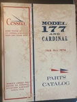 Cessna 177 Cardinal Parts Manual 1968 Thru 1976 Issued June 1975. Fixed Price $39.95.