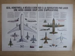 6/1987 Pub Honeywell Ring Laser Gyro Navigation Aircraft Original French Ad. Fixed Price $11.65.