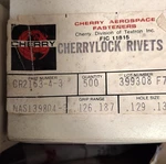 Cherrymax CR2163-4-3 Aluminum Blind Rivets 0.126-0.187 Grip 100 Oem Packaging. Fixed Price $25.34.