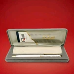 Vtg Quill Ballpoint Bell Atlantic Yellow Pages White Pearl Rose Gold Leather. Fixed Price $44.95.