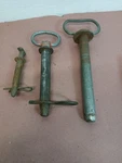 Lot Of 3 Linch Pins ,locking Hitch Pin,quick Release Farm,military,. Fixed Price $19.99.