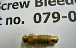 Cleveland Aircraft Wheels & Brakes New Screw Bleeder Valve Pn. 079-00300. Fixed Price $11.95.