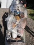 Assorted Wheel Pants Pallet Cessna Piper Beechcraft. Fixed Price $1500.00.