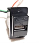 L-com ECJ504B-UA Black Usb Panel Mount Type Connector With 10" Leads. Fixed Price $7.75.
