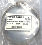 Piper P/n 554-866 Alt# 554-649 Clamp. Fixed Price $6.92.