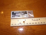 Western Gear Winch Assy Id Data Plate 42277R100. Fixed Price $39.99.