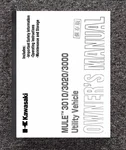 3010 3020 3000 Utv Owners Operator Manual Fits Kawasaki Mule. Fixed Price $23.00.