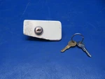 Cessna P337H Outer Door Handle Assy W/ Lock & Key P/n 1511414-6 (0824-197). Fixed Price $212.60.