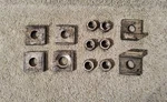 Continental IO-520 7TH Stud Cylinder Hold Down Brackets (phase 3) 646298/646297. Fixed Price $425.00.
