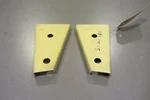 Piper PA23 'apache' P/n 17105-004 & 17105-005 Elevator Tube Fwd Roller Brackets. Fixed Price $46.00.